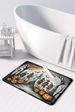Mariachi Skeleton Band Spooky Halloween Memory Foam Kitchen Mat Machine Washable Anti-Fatigue Mat Cushion Comfort Bath Mat Or Kitchen Rug_maomaolike.com
