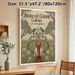 Anne Of Green Gables Painting Poster, Vintage Pastoral Style Poster, Nostalgic Literary-inspired Design Featuring Girl Facing Countryside House With_maomaolike.com