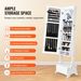 VEVOR Mirror Jewelry Cabinet Standing Mirror With Storage Full Length White_maomaolike.com