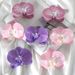 Premium Butterfly Orchid Head Artificial Flower Accessories DIY Handmade Wedding Decoration Petal Hair Clip Headwear_maomaolike.com