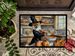 Pomeranian Fall Kitchen Pumpkins Doormat Front Door Mat Indoor Outdoor Rugs For Entryway, Non Slip Washable Low Pile, 24H X 36W_maomaolike.com