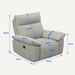 Power Lift Recliner For Elderly, Electric Reclining Chair With Massage And Heat, Single Sofa With USB Ports, Side Pockets For Living Room Bedroom-Fabric_maomaolike.com