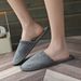 3 Pairs/Set Closed Toe Non-slip High Quality Disposable Hotel Bathroom Indoor Guest Travel Slippers Hot_maomaolike.com