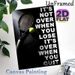 Tennis Motivational Painting Poster, Stylish Dark-toned Poster, Inspiring Quote With Tennis Racket And Ball Design, Motivational Wall Decor Suitable_maomaolike.com
