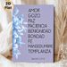 Spanish Galatians 5:22-23 Verse Painting Poster, Soft Watercolor Blue Floral & Lavender Tone Poster, Inspirational Religious Wall Decor Ideal For_maomaolike.com
