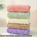 5-Piece Set Soft Absorbent Coral Fleece Quick-Drying Bathroom Cute Fun Design Face Towels For Home_maomaolike.com