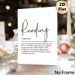 Reading Definition Painting Poster, Minimalist Elegant Typographic Poster, Inspirational Literary-themed Decor Ideal For Library, Study Room And_maomaolike.com