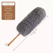 Extended Feather Duster - Retractable Household Dust Cleaning Tool For Ceilings & Cobwebs With Static Effect_maomaolike.com