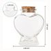 Empty Mini Heart-Shaped With Cork Stoppers Small Glass Bottles Jars For DIY Art Crafts Decoration Party Supplies_maomaolike.com