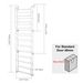 36 Pairs Over-The-Door Shoe Rack 12 Layers Wall Hanging Closet Shoe Organizer Storage Stand_maomaolike.com