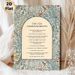 Ten Commandments Painting Poster, Vintage Floral Border Religious Text Poster, Inspirational Spiritual Decor Ideal For Home, Prayer Room_maomaolike.com
