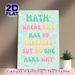 Math Humor Painting Poster, Pastel Colored Retro Typographic Poster, Witty Math-themed Wall Decor Suitable For Classroom, Study Area_maomaolike.com