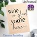 Welcome Quote Painting Poster, Elegant Mixed-font Calligraphic Text With Delicate Bow Accent Poster, Warm Welcoming Decor, Ideal For Entryway, Living_maomaolike.com