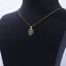 Four Leaf Clover Stainless Steel Necklaces For Women Green Zircon Gold Color Quality Jewelry Pendant Necklace Gift Free_maomaolike.com