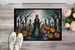 Evil Queen Spooky Halloween Doormat Front Door Mat Indoor Outdoor Rugs For Entryway, Non Slip Washable Low Pile, 24H X 36W_maomaolike.com