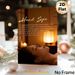 Head Spa Painting Poster, Warm-hued Tranquil Spa Scene Poster, Soothing Design To Enhance Relaxing Atmosphere For Spa Salons And Wellness Spaces_maomaolike.com