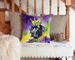Great Dane King Of Mardi Gras Throw Pillow Machine Washable, Indoor Outdoor Decorative Pillow For Couch, Bed Or Patio, 14Hx14W_maomaolike.com