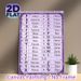 Russian Alphabet & Runes Chart Painting Poster, Elegant Purple Framed Typographic Poster, Practical Reference For Learning Runes And Russian Letters_maomaolike.com