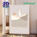 Pillar Of Cloud By Day Themed Painting Poster, Minimalist Neutral-toned Mountain & Sun Scene Poster, Serene Artistic Design Ideal For Living Room_maomaolike.com