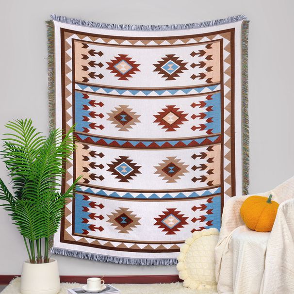 Camping Blanket Moisture Proof Picnic Mat Jacquard Tapestry All Inclusive Sofa Towel Cover Wire Blanket Dustproof Sofa Blanket_maomaolike.com