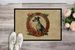 Greyhound Christmas Flowers Doormat Front Door Mat Indoor Outdoor Rugs For Entryway, Non Slip Washable Low Pile, 24H X 36W_maomaolike.com