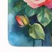New York Roses In Watercolor Memory Foam Kitchen Mat Machine Washable Anti-Fatigue Mat Cushion Comfort Bath Mat Or Kitchen Rug_maomaolike.com