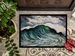 Big Blue Wave Doormat Front Door Mat Indoor Outdoor Rugs For Entryway, Non Slip Washable Low Pile, 24H X 36W_maomaolike.com