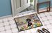 Decorating Easter Black Poodle Doormat Front Door Mat Indoor Outdoor Rugs For Entryway, Non Slip Washable Low Pile, 24H X 36W_maomaolike.com
