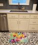 Orchids In Watercolor Memory Foam Kitchen Mat Machine Washable Anti-Fatigue Mat Cushion Comfort Bath Mat Or Kitchen Rug_maomaolike.com