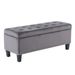 Ottoman With Storage,Foot Rest Bench Bag Floor Chair For Bedroom Or Entryway In Gray_maomaolike.com