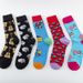 Colorful Trendy Socks Rubik's Cube Socks Casual Cotton Socks Street Trend Mid Calf Socks _maomaolike.com