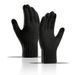 Warm gloves alpaca knit and fleece thick touch screen gloves for men_maomaolike.com