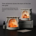 GUKEN Crystal Aromatherapy Ornament Long-lasting Essential Oil Flameless Fragrance Diffuser Stone Ambient Night Light_maomaolike.com