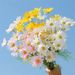 Artificial Flower Decoration: 5 Small Wild Chrysanthemums For Wedding Decoration, Daisies, Fake Flowers, A Bouquet Of_maomaolike.com