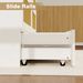 Wood Queen Cabinet Murpgy Bed With Storage Drawers For Guest Room,Hideaway Bed With White Rattan Design,Foldaway Bed Cabinet_maomaolike.com