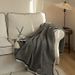 Striped Knitted Blanket Sofa Blanket Air Conditioning Blanket Bed Blanket Office Blanket_maomaolike.com