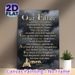 Our Father Prayer Painting Poster, Elegant Golden Script On Misty Dark Backdrop Poster, Inspirational Religious Verse Decor Ideal For Home, Church And_maomaolike.com
