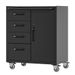 CREASION Sturdy Metal Tool Storage Cabinet With Wheels - Tool Storage Cabinet For Garage, Office, And Home Organizer Solutions_maomaolike.com