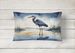 Birds, Birds, Birds Throw Pillow Throw Pillow For Indoor Couch Bed Outdoor Patio Washable, Blue Heron Barely Lit Sky 7500,12Hx16W_maomaolike.com