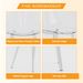 Table And Chair Set.39.7-inch Diameter Circular Dining Table: Transparent Glass Paired With Silver Table Legs,with 6 Transparent Dining Chairs: A Stylish Combination That Showcases Elegant Style._maomaolike.com