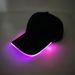 Hot Sale Fashion Glowing Baseball Cap LED Hiphop Club Props Fluorescent Light Up Hat DJ Music Supplies Costume_maomaolike.com