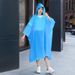 EVA Raincoat, Non-disposable Cape Style, Rectangular Backpack Cycling Raincoat_maomaolike.com
