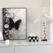 Nordic INS High-End Floral Fragrance Style Living Room TV Cabinet Clothing Store Live Streaming Room Decorative Painting_maomaolike.com