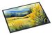 Kentucky Goldenrod In Watercolor Doormat Front Door Mat Indoor Outdoor Rugs For Entryway, Non Slip Washable Low Pile, 24H X 36W_maomaolike.com