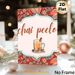 Chai Peelo Themed Painting Poster, Vibrant Ethnic Style Poster, Bohemian Patterned Border With Spiced Chai Cup, Warm Cozy Decor Ideal For Kitchen And_maomaolike.com