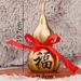 Brass With Black "Fu" Character Hollow Open Home Entrance Creative Desktop Ornament Large Gourd Wholesale_maomaolike.com