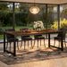 Dining Table For 6-8 Person, Industrial Kitchen Table With Metal Frame_maomaolike.com
