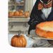 Chocolate Lab Fall Kitchen Pumpkins Memory Foam Kitchen Mat Machine Washable Anti-Fatigue Mat Cushion Comfort Bath Mat Or Kitchen Rug_maomaolike.com