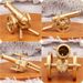 Model Sample Home TV Cabinet Entrance Chinese Style Mini Brass Cannon Commemorative Craft Desktop Ornament_maomaolike.com