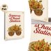 Samosa & Chaat Themed Painting Poster, Warm-toned Ethnic Illustrated Indian Street Food Poster, Delivers Authentic Culinary Vibe, Suitable For_maomaolike.com